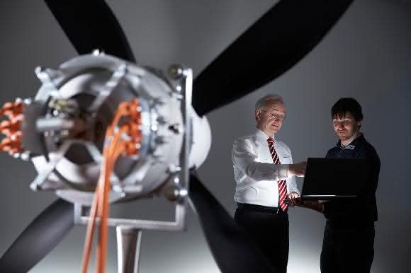 ELektromotor mit Rekord-Leistungsgewicht Elektromotor von Siemens
