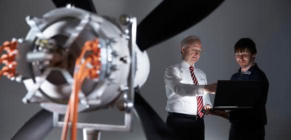 ELektromotor mit Rekord-Leistungsgewicht Elektromotor von Siemens