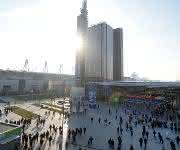 Messe Hannover Eingang zur Cebit Cebit 2015 Messeeingang