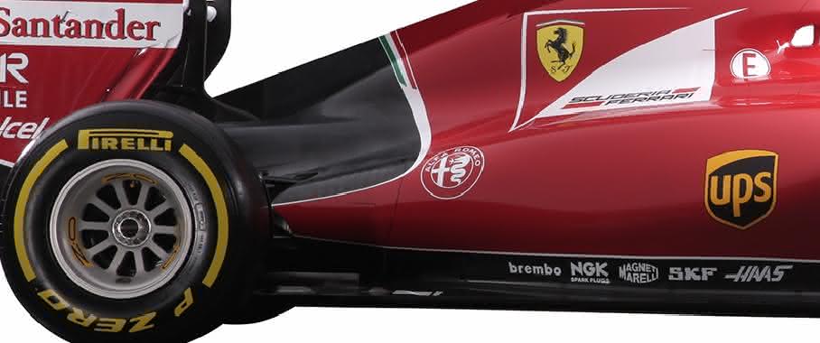 Ferrari F15-T mit SKF Lagersätzen