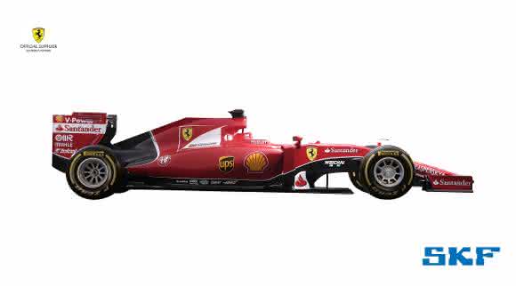 Ferrari F15-T Ferrari F15-T mit SKF Lagersätzen