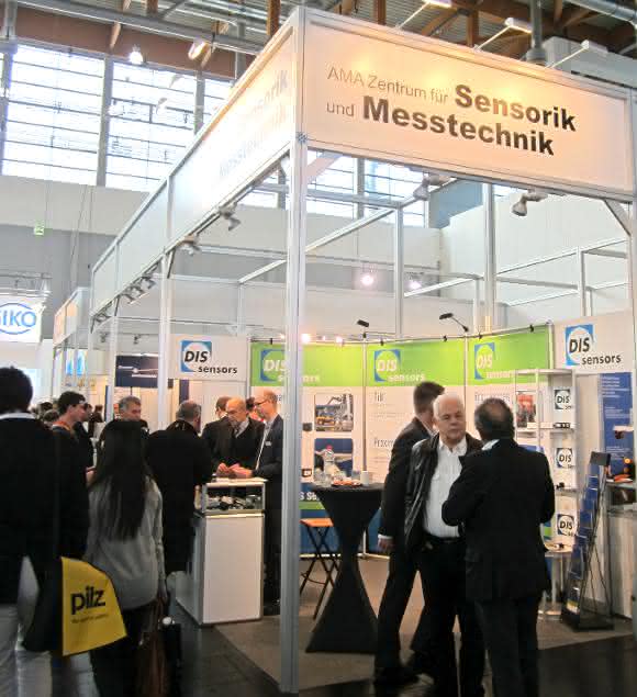 Messestand des AMA Verband für Sensorik und Messtechnik