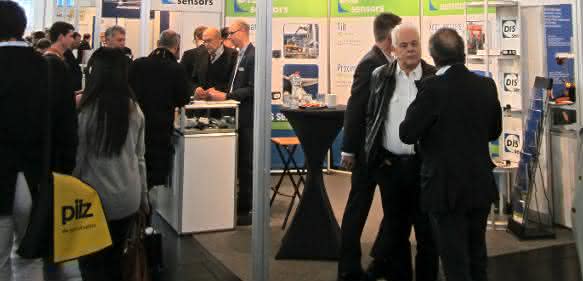 Messestand des AMA Verband für Sensorik und Messtechnik