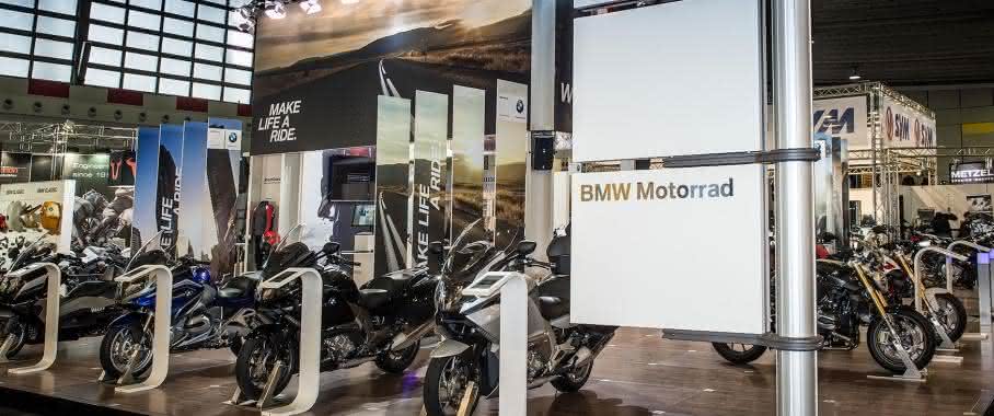 BMW auf Motorradfachmesse