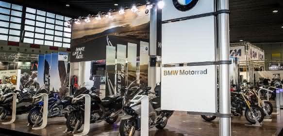 BMW auf Motorradfachmesse