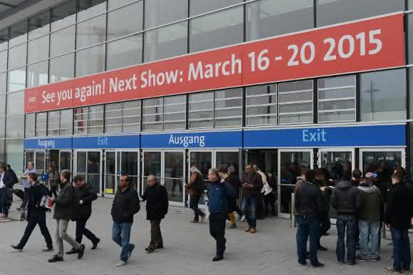 Cebit Eingangsbereich