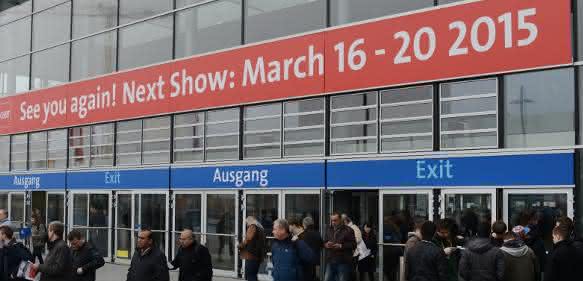 Fachmesse Cebit Cebit Eingangsbereich
