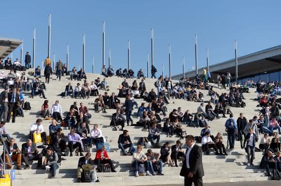 Cebit Besucher