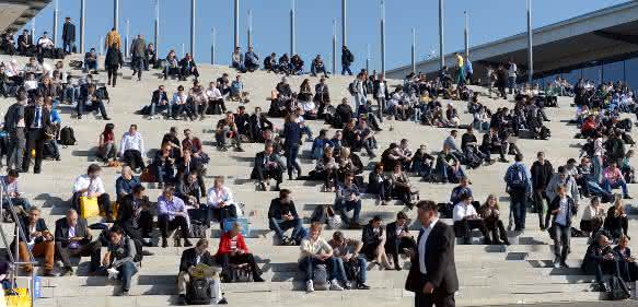 Cebit Besucher