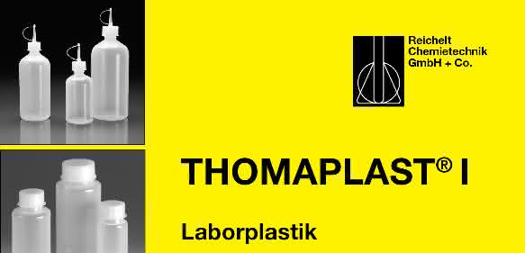 Reichelt-Handbuch Thomaplast Reichelt präsentiert Laborgeräte