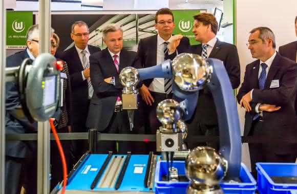 Schunk stellt Lösung vor Innovative Logistics Solution Day bei Volkswagen