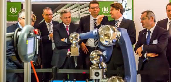 Schunk stellt Lösung vor Innovative Logistics Solution Day bei Volkswagen