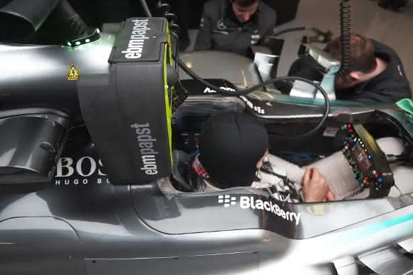 Nico Rosberg kurz vor dem Start Nico Rosberg kurz vor dem Start