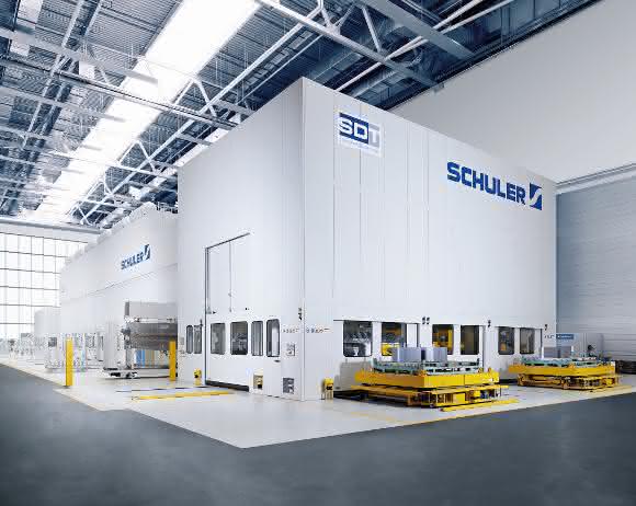 FAW Volkswagen bestellte drei Servopressenlinien bei Schuler Servopressenlinie von Schuler