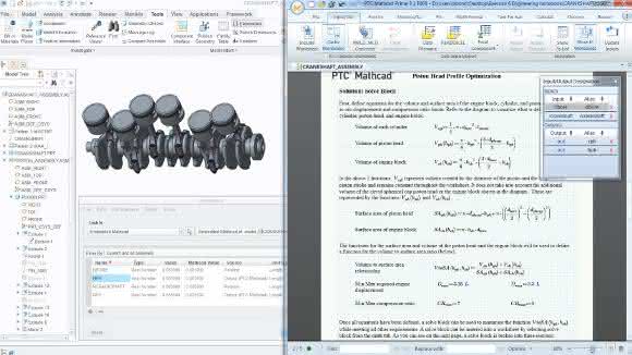 Creo Mathcad Parameter Tabelle