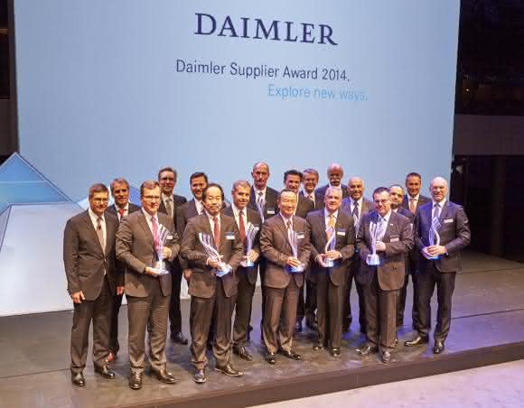 Daimler Supplier Award 2014 Daimler Supplier Award 2014