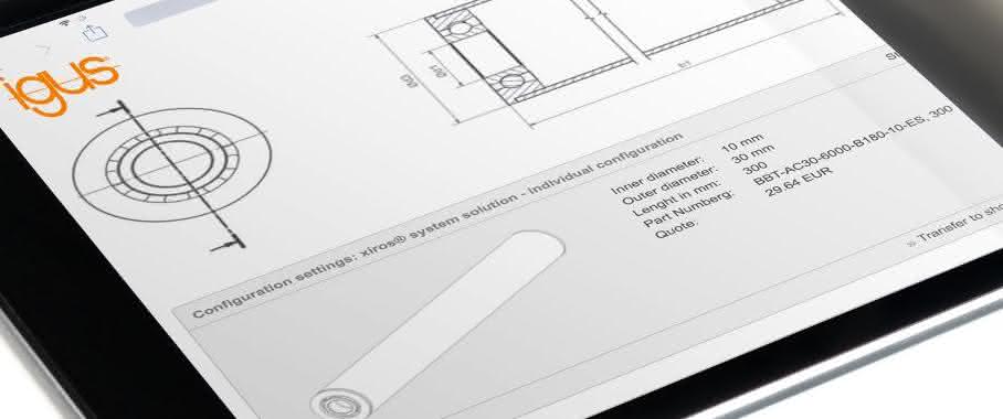 Schmier- und wartungsfreie Aluminiumrollen online konfigurieren