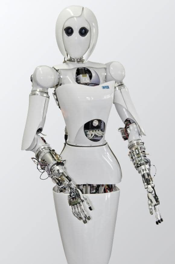 Roboterdame AILA Gelenkbremsen für Roboter sparen Energie: Diese Roboterdame arbeitet haushälterisch