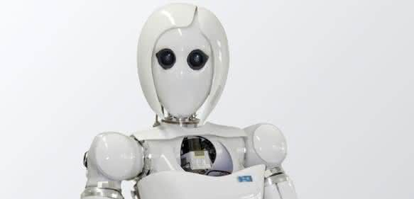 Gelenkbremsen für Roboter sparen Energie: Diese Roboterdame arbeitet haushälterisch