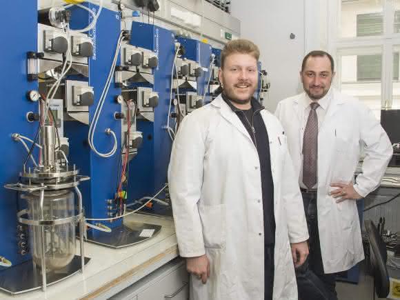 Michael Fink (links) und Marko Mihovilovic an der TU Wien