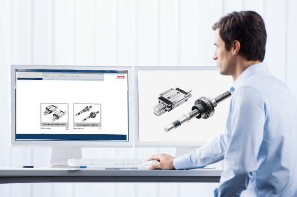 Schienenführungen und Gewindetriebe dimensionieren: Anwenden, auslegen – alles automatisch