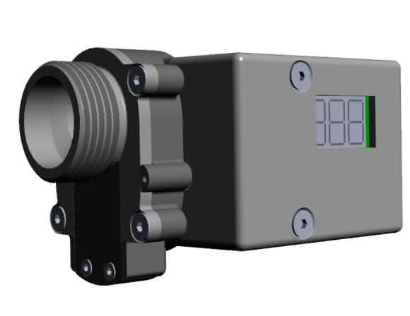 Prototyp eines Volumenstromsensors Prototyp eines Volumenstromsensors