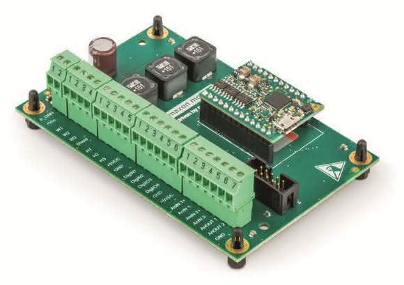 Miniaturisiertes OEM-Einsteckmodul in Briefmarkengröße von Maxon Motor