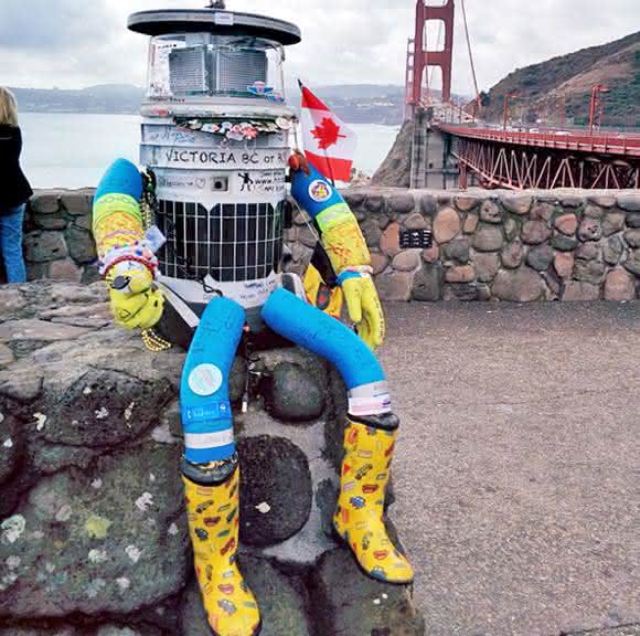Der trampende Roboter bereist Deutschland: Hitchbot ist on Tour