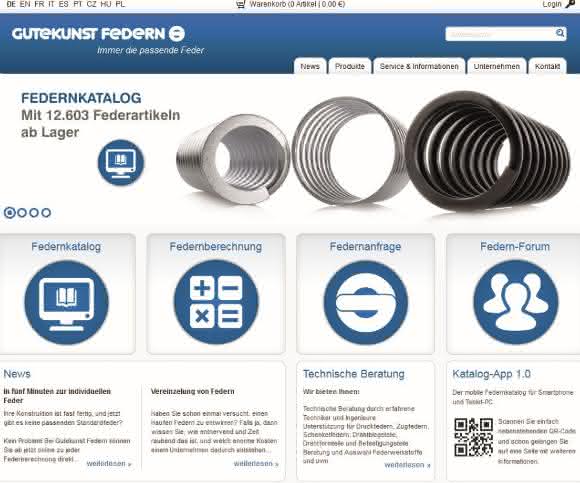 Gutekunst Federnshop im Internet