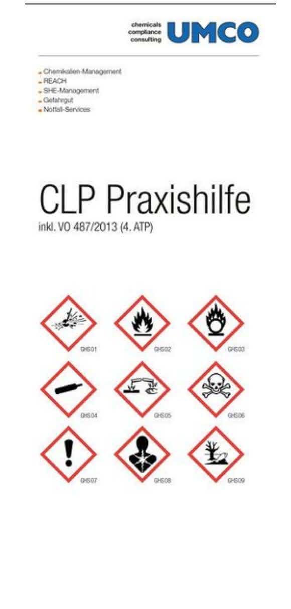 Faltblatt „CLP-Praxishilfe“ Faltblatt „CLP-Praxishilfe“