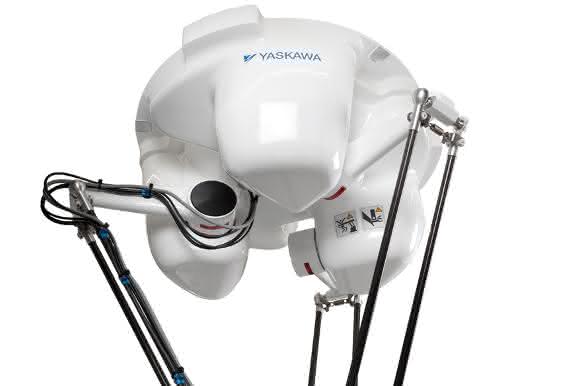 Delta-Roboter Motoman MPP3S Yaskawa mit skalierter Delta-Lösung: Picking auf engstem Raum