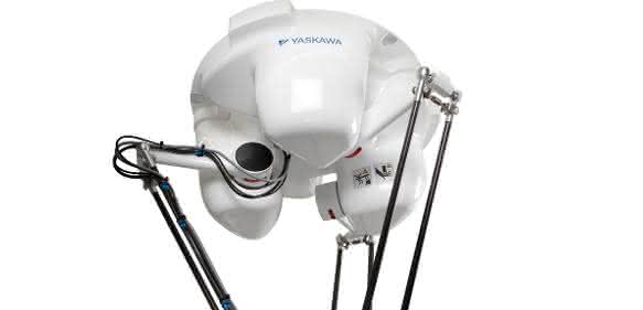 Delta-Roboter Motoman MPP3S Yaskawa mit skalierter Delta-Lösung: Picking auf engstem Raum