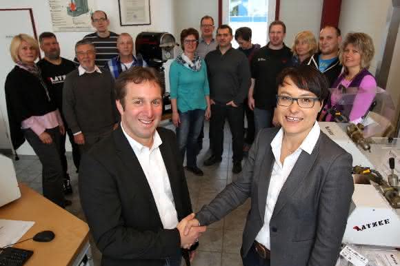 Sascha Latzke und Christine Dübler