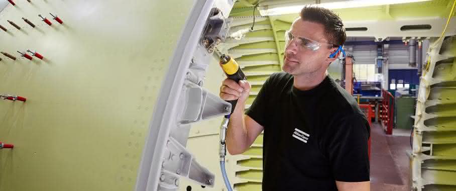 Bohrmaschine für den Flugzeugbau