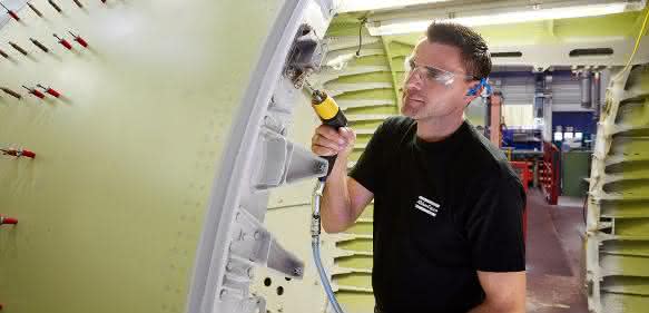 Bohrmaschine für den Flugzeugbau