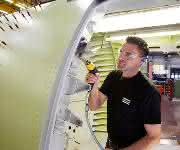Bohrmaschine für den Flugzeugbau