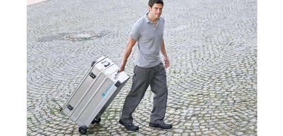 Steig- und Transportlösungen aus Aluminium: Rollen – nicht schleppen