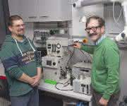 Viktor Weiss und Prof. Günter Allmaier