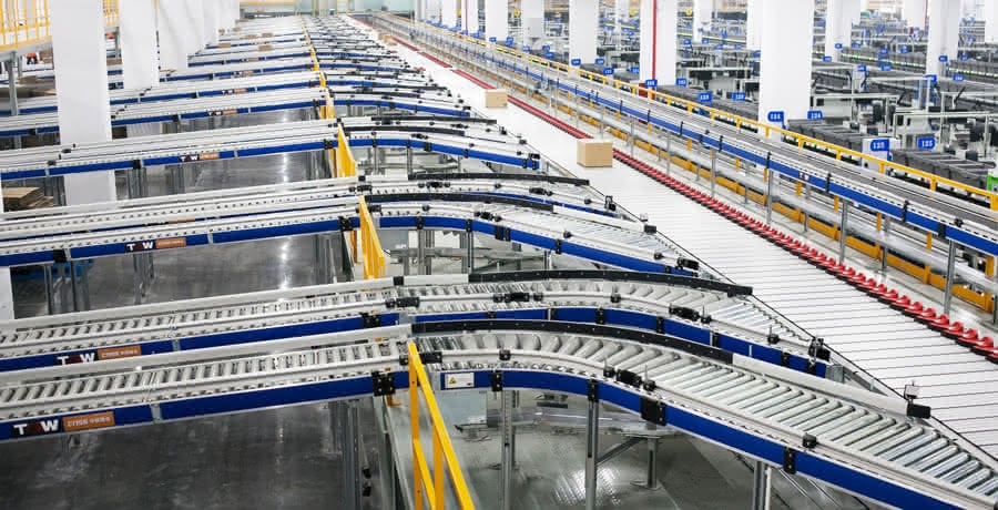 Hohe Leistung der Anlage TGW rüstet Miet-Distributionszentrum in China aus: Neue Ideen braucht das Land