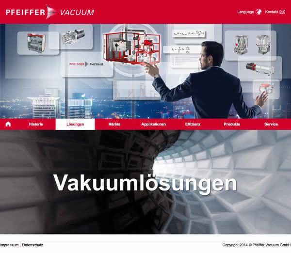 Vakuumlösungsseite von Pfeiffer Vacuum Vakuumlösungsseite von Pfeiffer Vacuum