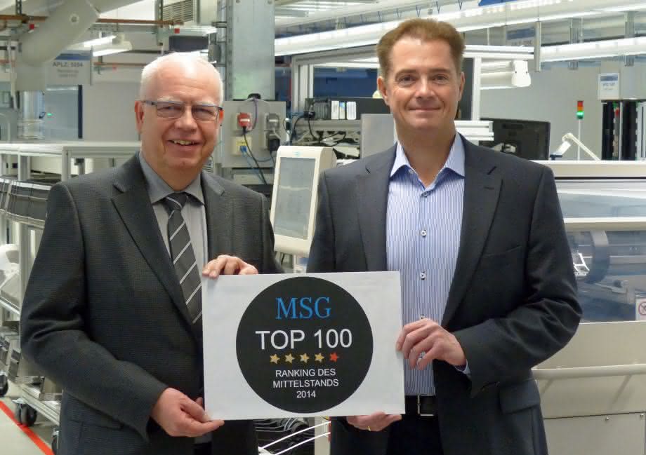 MSG-Studie: Jumo unter den TOP 100 der deutschen Mittelständler