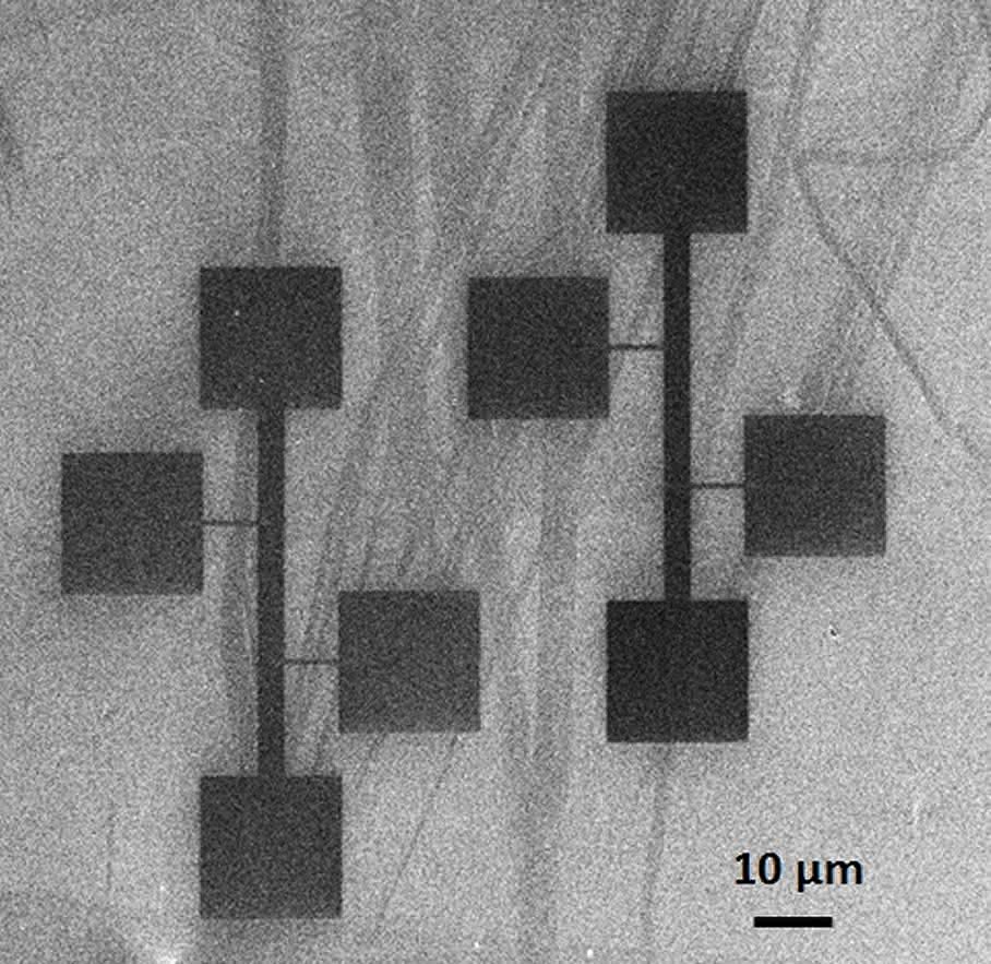 „Four Probe" Messstrukturen