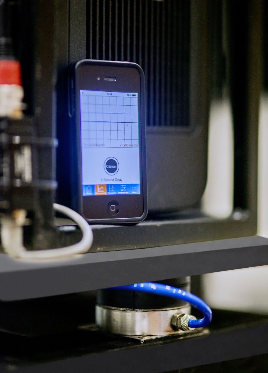 Vibrochecker im Einsatz Vibrochecker im Einsatz
