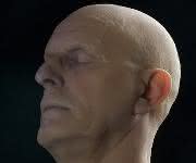 Männerkopf - 3D-Farbdruck