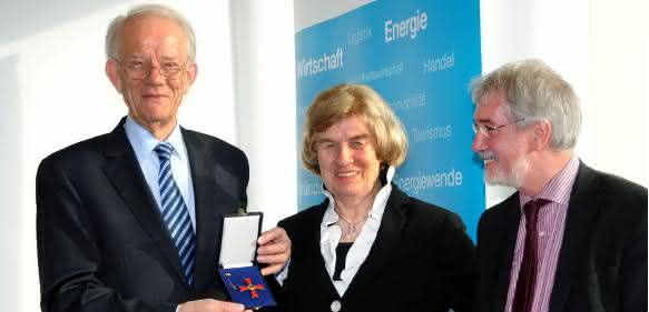 Werner und Inge Turck mit Dr. Günther Pfannschmidt