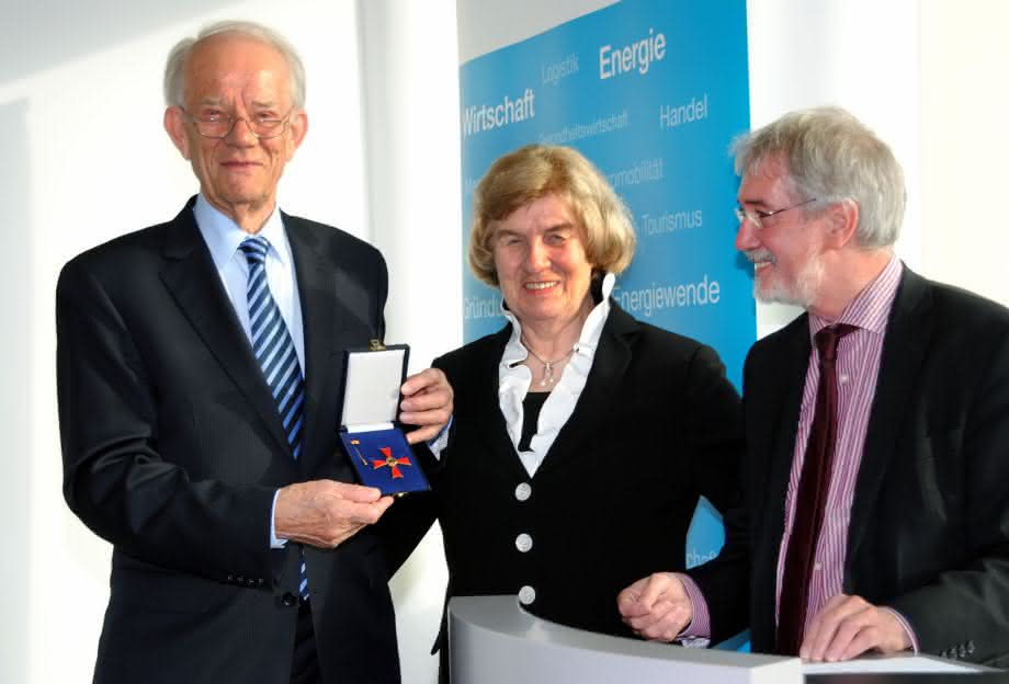 Werner und Inge Turck mit Dr. Günther Pfannschmidt