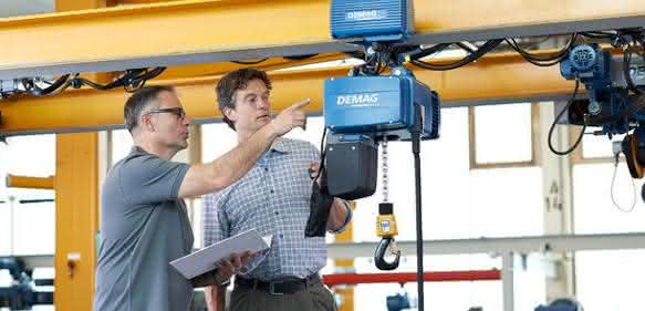 Training Center von Demag in Wetter/Ruhr für Schulungen zum sicheren Umgang mit Kranen und Hebezeugen