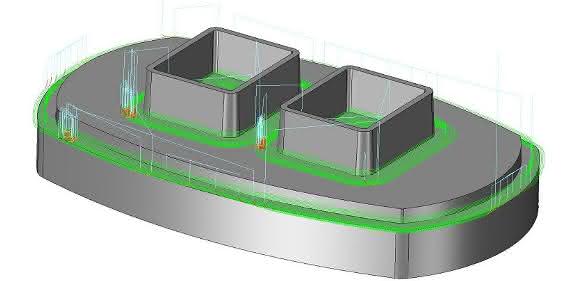 CAD/CAM-Software: Editor für Fräsbahnen