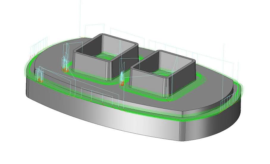 CAD/CAM-Software: Editor für Fräsbahnen CAD/CAM-Software: Editor für Fräsbahnen
