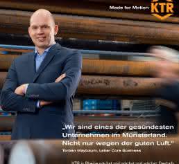 Motiv Stellenanzeige KTR Kupplungstechnik